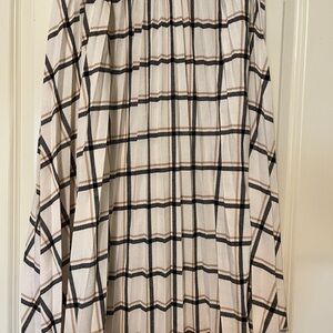 Plaid Long Skirt